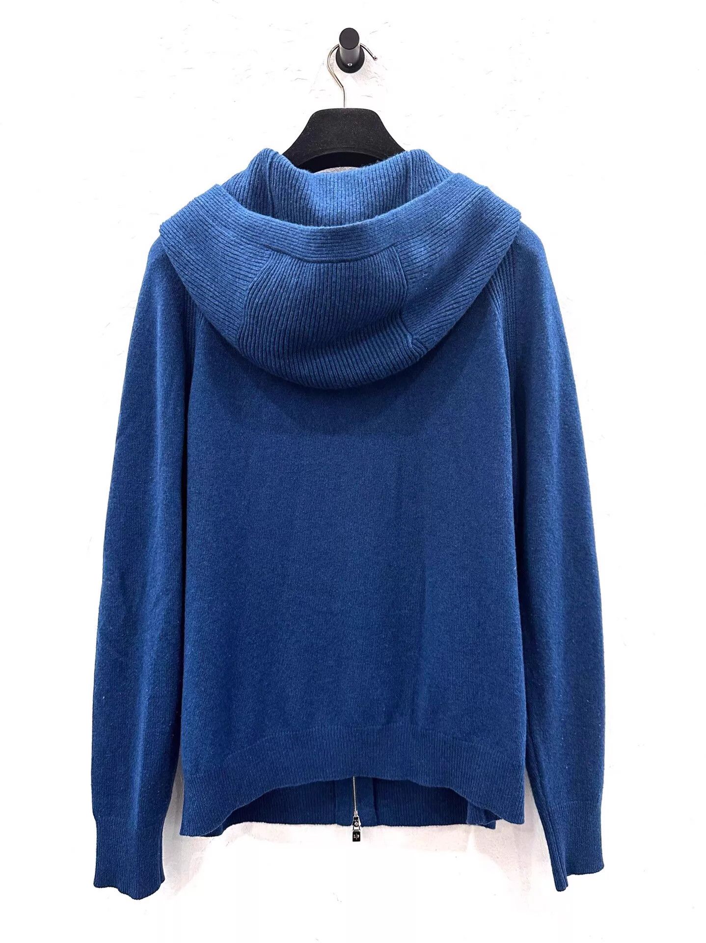 Loro Piana Loro Piana blue cashmere hooded zip jacket size 44 new Size US S / EU 44-46 / 1 - 2 Thumbnail