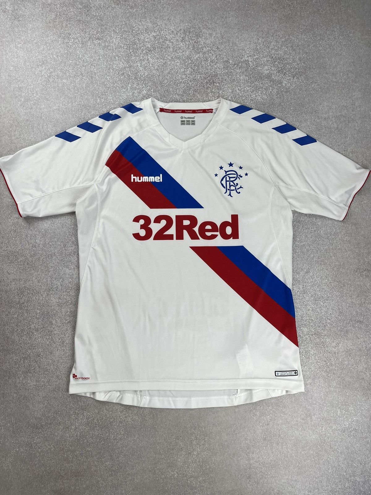 Vintage Glasgow Rangers Away 18/19 Home Football Shirt Soccer Jersey Size US L / EU 52-54 / 3 - 1 Thumbnail