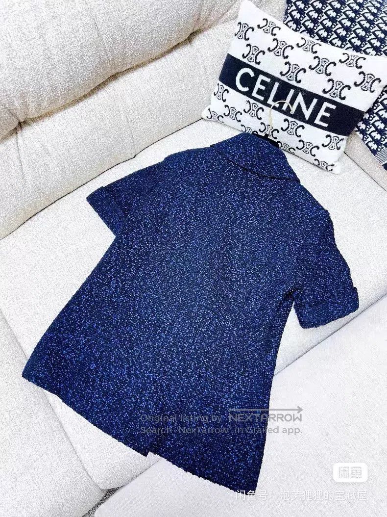 Chanel Chanel Tweed braided suit short-sleeved jacket Size XS / US 0-2 / IT 36-38 - 3 Thumbnail