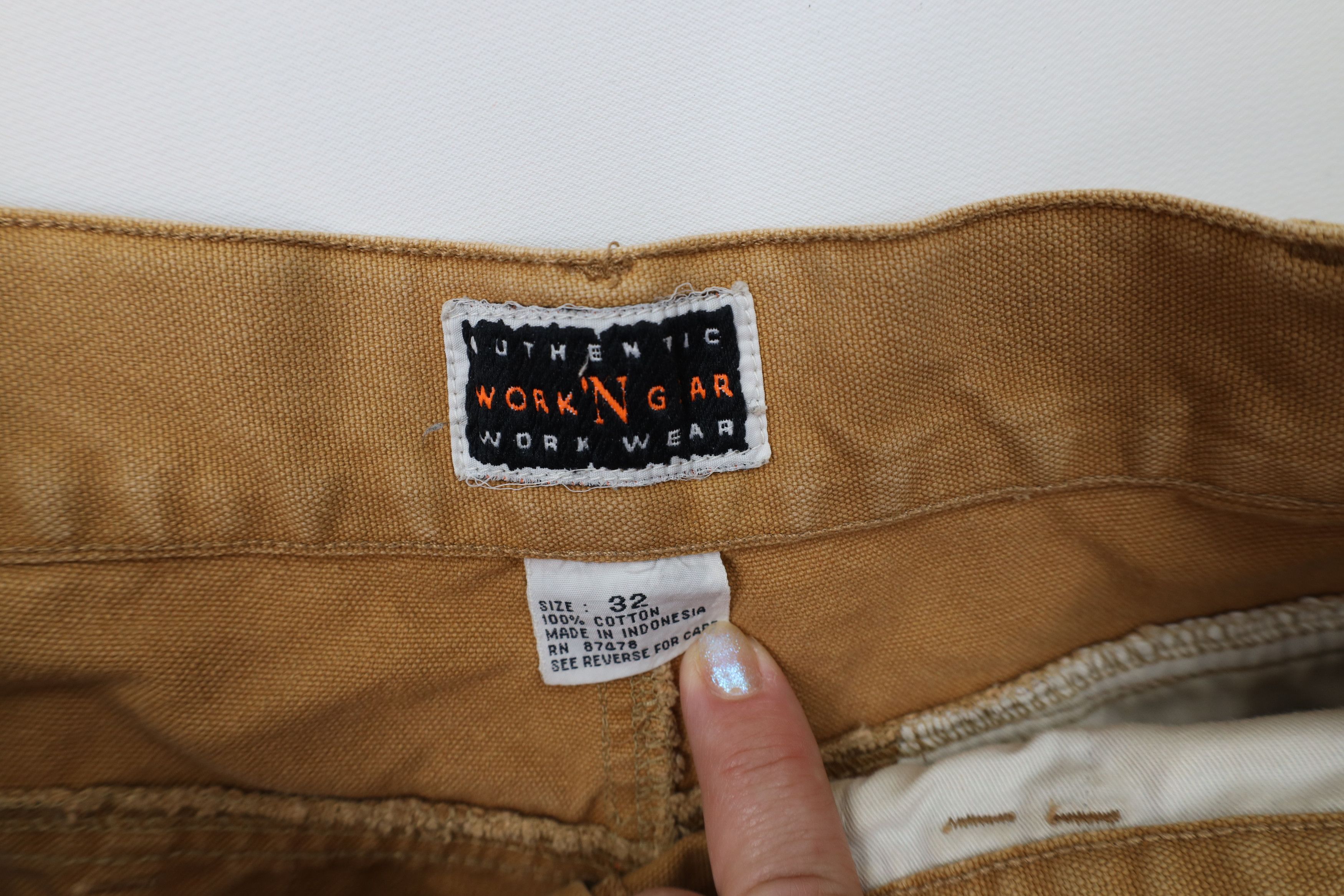 Vintage Vintage 90s Streetwear Big Pocket Above Knee Canvas Shorts Size US 32 / EU 48 - 7 Thumbnail