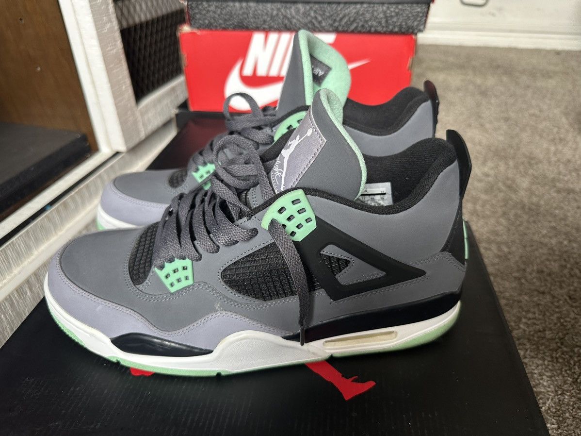 Jordan Brand Air Jordan 4 “Green Glow” Size 12 Size US 12 / EU 45 - 2 Thumbnail