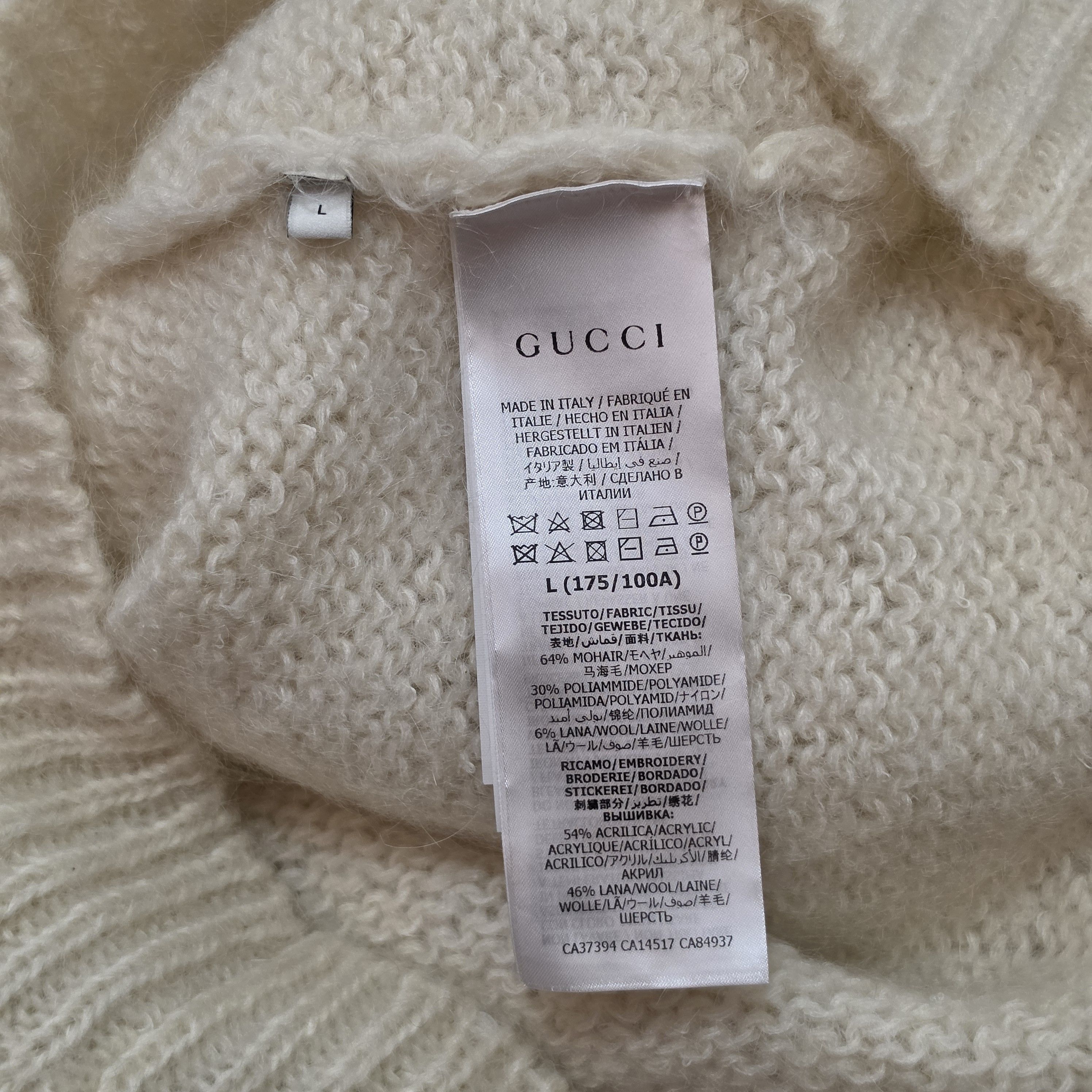 Gucci Gg Mohair Knitted Jumper Size L / US 10 / IT 46 - 7 Thumbnail