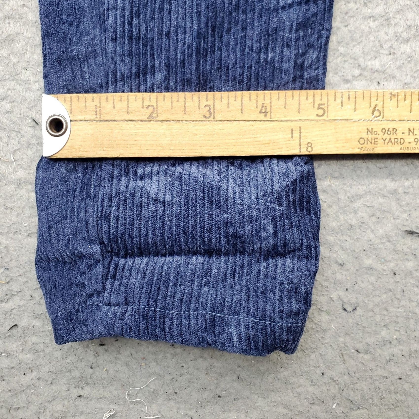 Vintage Venti6 Corduroy Pants Womens Small Blue Soft Stretch Drawstring Elastic Waist Size 28" / US 6 / IT 42 - 5 Thumbnail