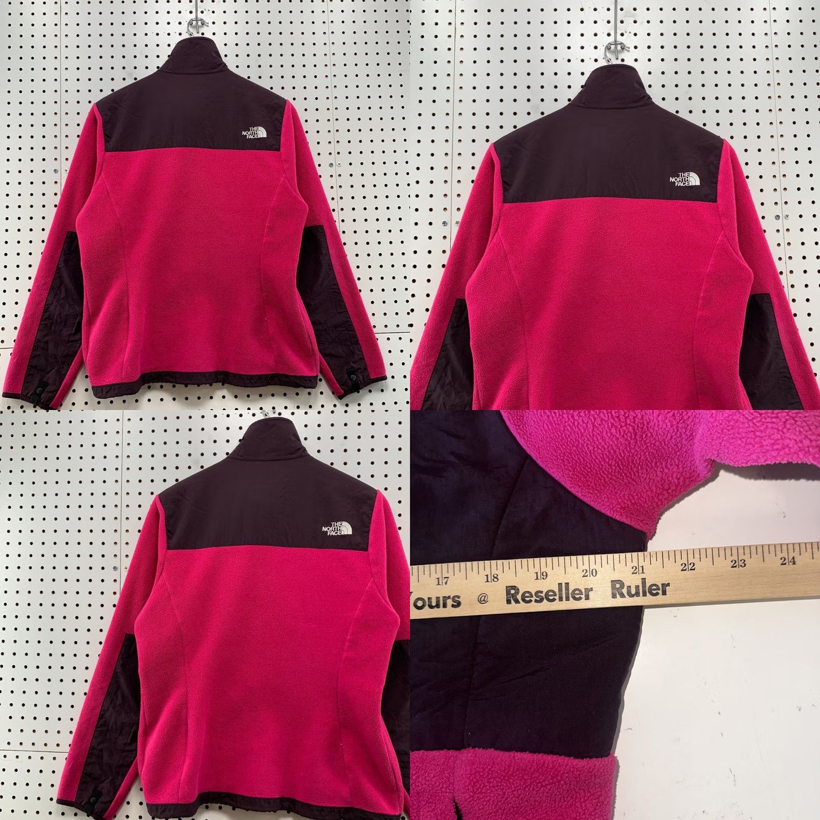 The North Face The North Face Denali Jacket Womens Medium Pink Fleece Full Zip Size M / US 6-8 / IT 42-44 - 9 Thumbnail