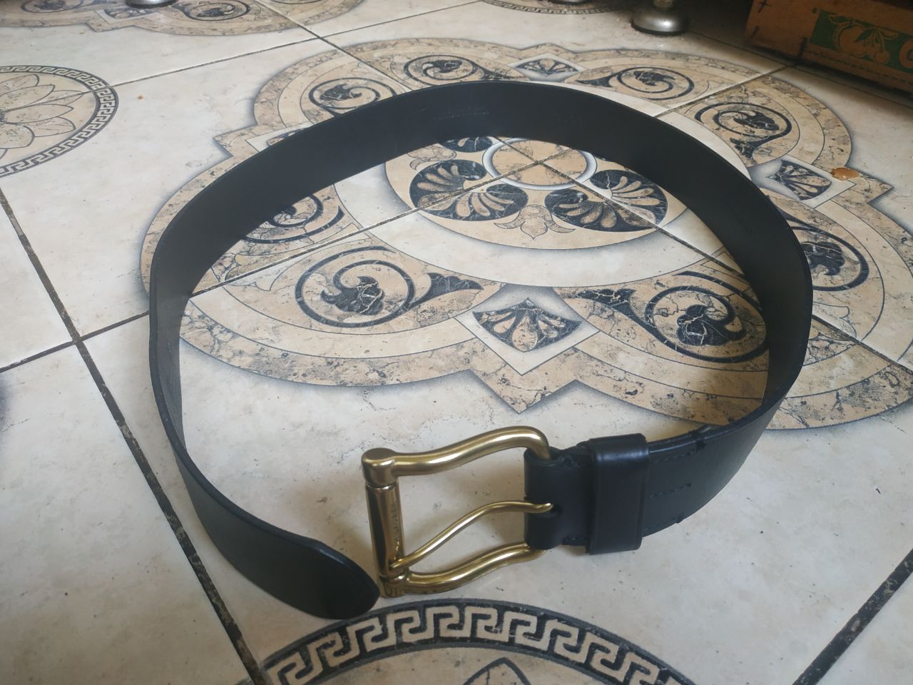 Polo Ralph Lauren Polo Ralph Lauren Leather Roller Buckle Belt 36/90 Black Size ONE SIZE - 3 Thumbnail