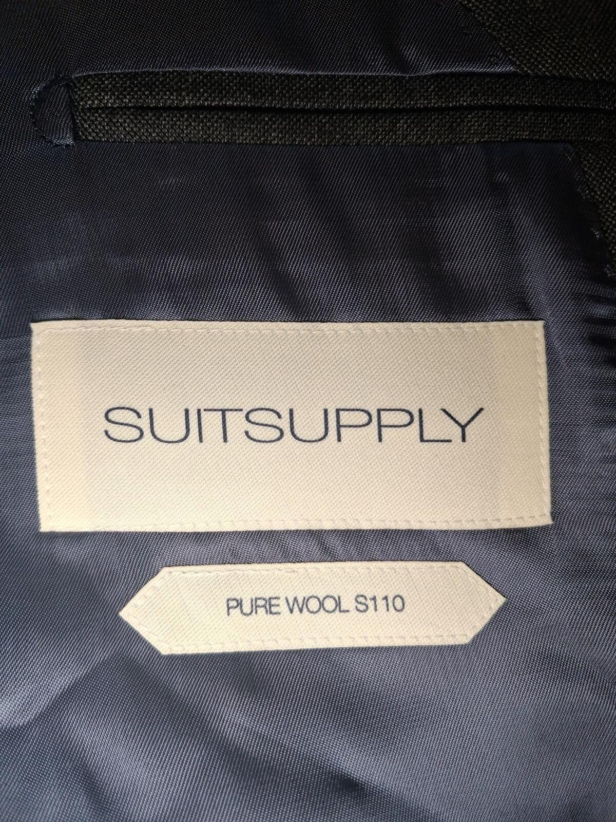 Suitsupply Suitsupply Vitale Sport Coat 50S Gray Wool Sharkskin Size 40R - 2 Thumbnail