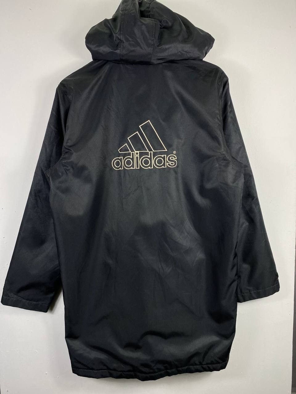 Adidas adidas long jacket big logo back embroided Size US S / EU 44-46 / 1 - 1 Thumbnail