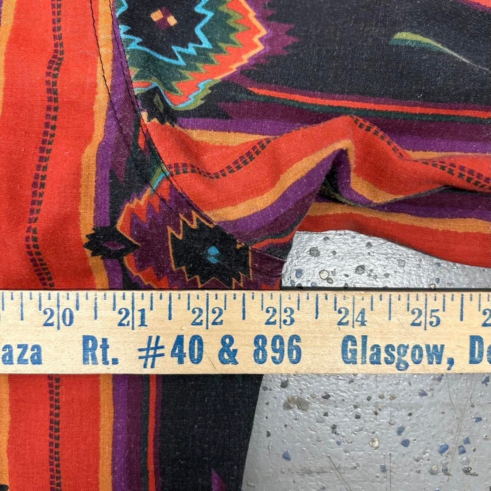 Rockmount Ranch Wear Vtg 70s tru west rockmount ranch Wear Rayon Aztec Pearl Snap Size US L / EU 52-54 / 3 - 6 Thumbnail
