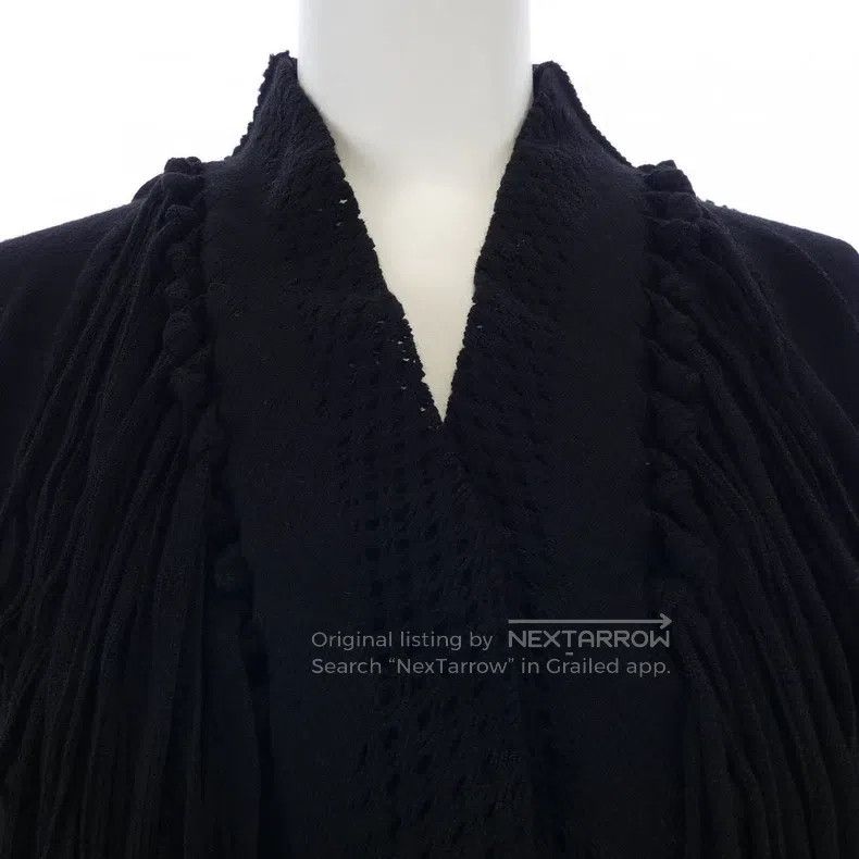Issey Miyake Issey Miyake Fringe Shawl Coat Size M / US 6-8 / IT 42-44 - 3 Thumbnail