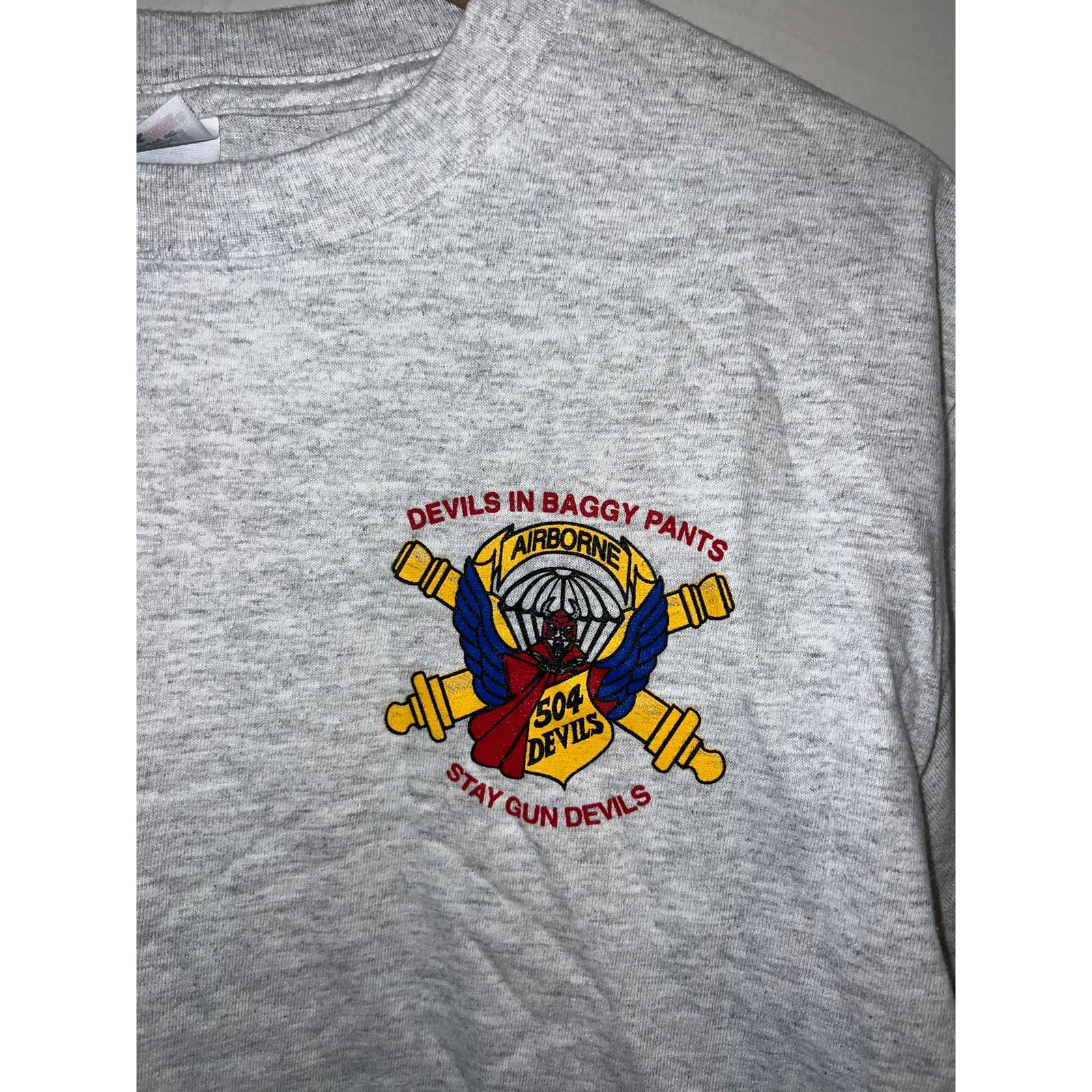 Anvil Vintage 1st Brigade Team Shirt Devils In Baggy Pants Tee M Size US M / EU 48-50 / 2 - 3 Thumbnail