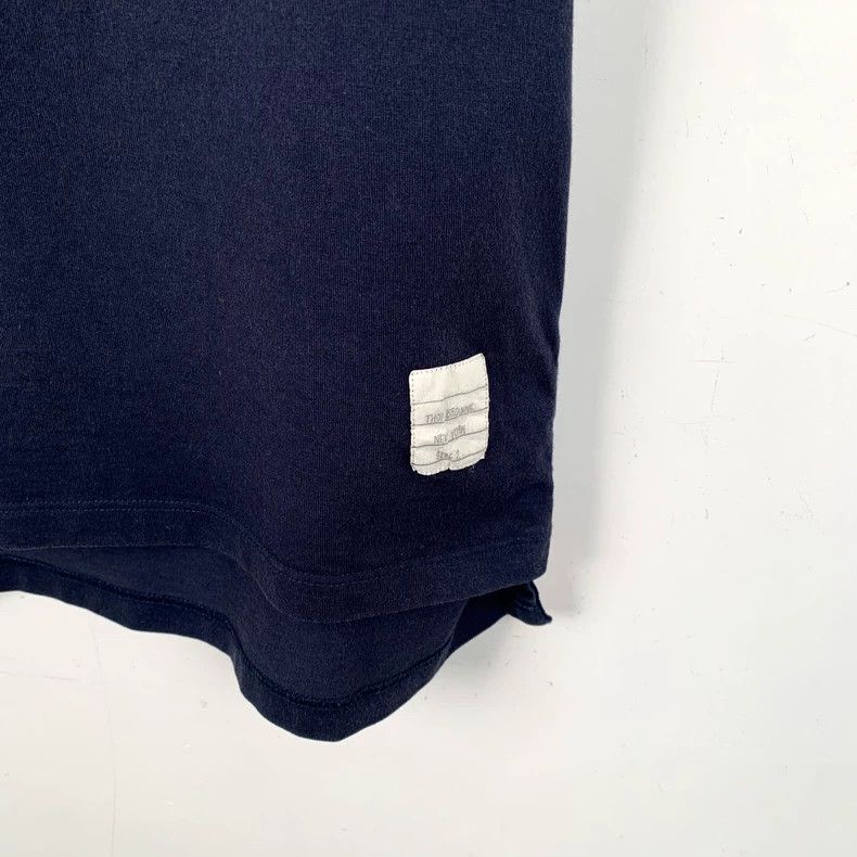 Thom Browne Thom Browne Dark blue striped cotton round-neck short-sleev Size US M / EU 48-50 / 2 - 4 Thumbnail