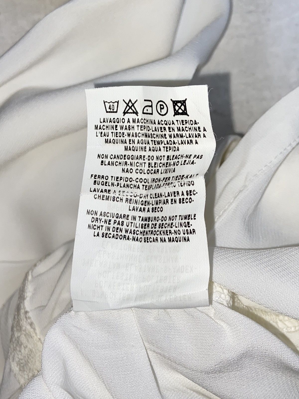 Designer × Japanese Brand NARA CAMICIE White Blouse Size XS / US 0-2 / IT 36-38 - 14 Thumbnail