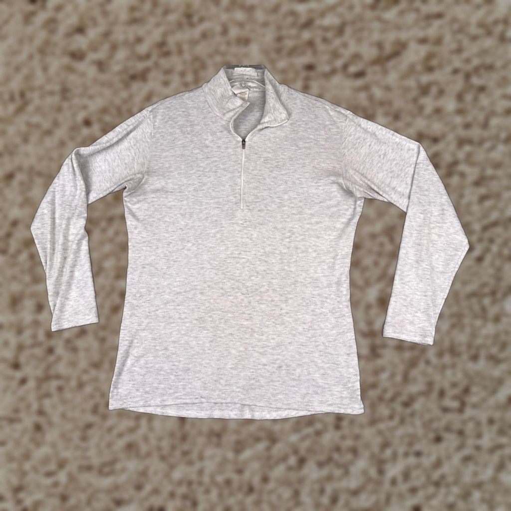 Patagonia VINTAGE Patagonia Shirt Mens M Gray 1/4 Zip Capiline US Made Long Sleeve Size US M / EU 48-50 / 2 - 1 Thumbnail