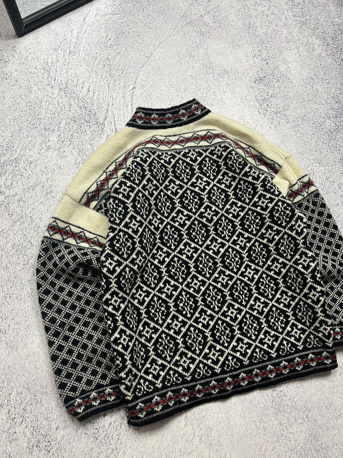 Vintage Vintage Skjaeveland Norway Cardigan Wool Sweater Metal Clips Size US M / EU 48-50 / 2 - 10 Thumbnail