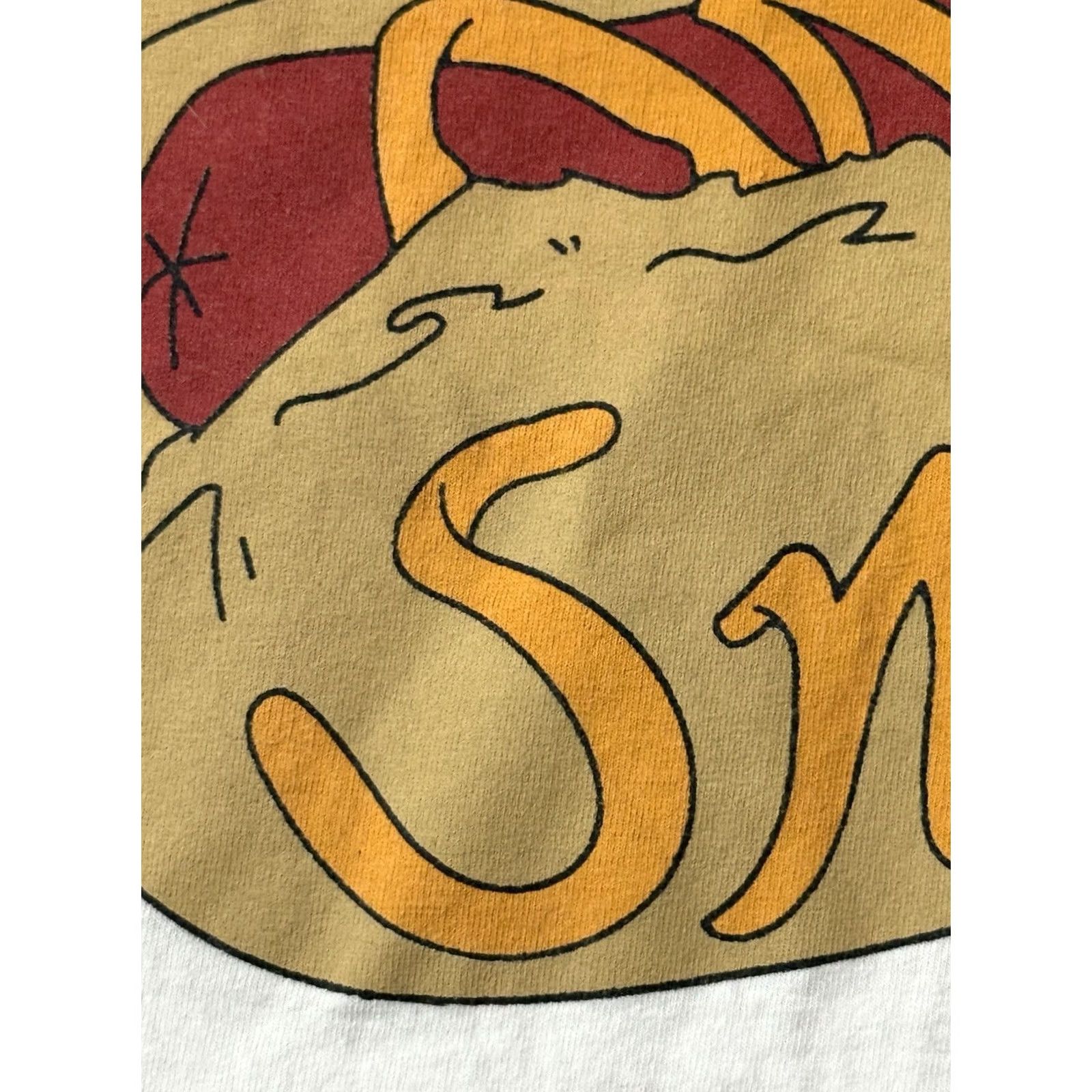 Fruit Of The Loom Fruit of the Loom Snail Mail Hot Dog Lush 2019 Tour Shirt XL White Cotton T-Shirt Unisex Adults Graphic Print Band Rock Emo 2010-2019 Vintage N/A Size US XL / EU 56 / 4 - 4 Thumbnail