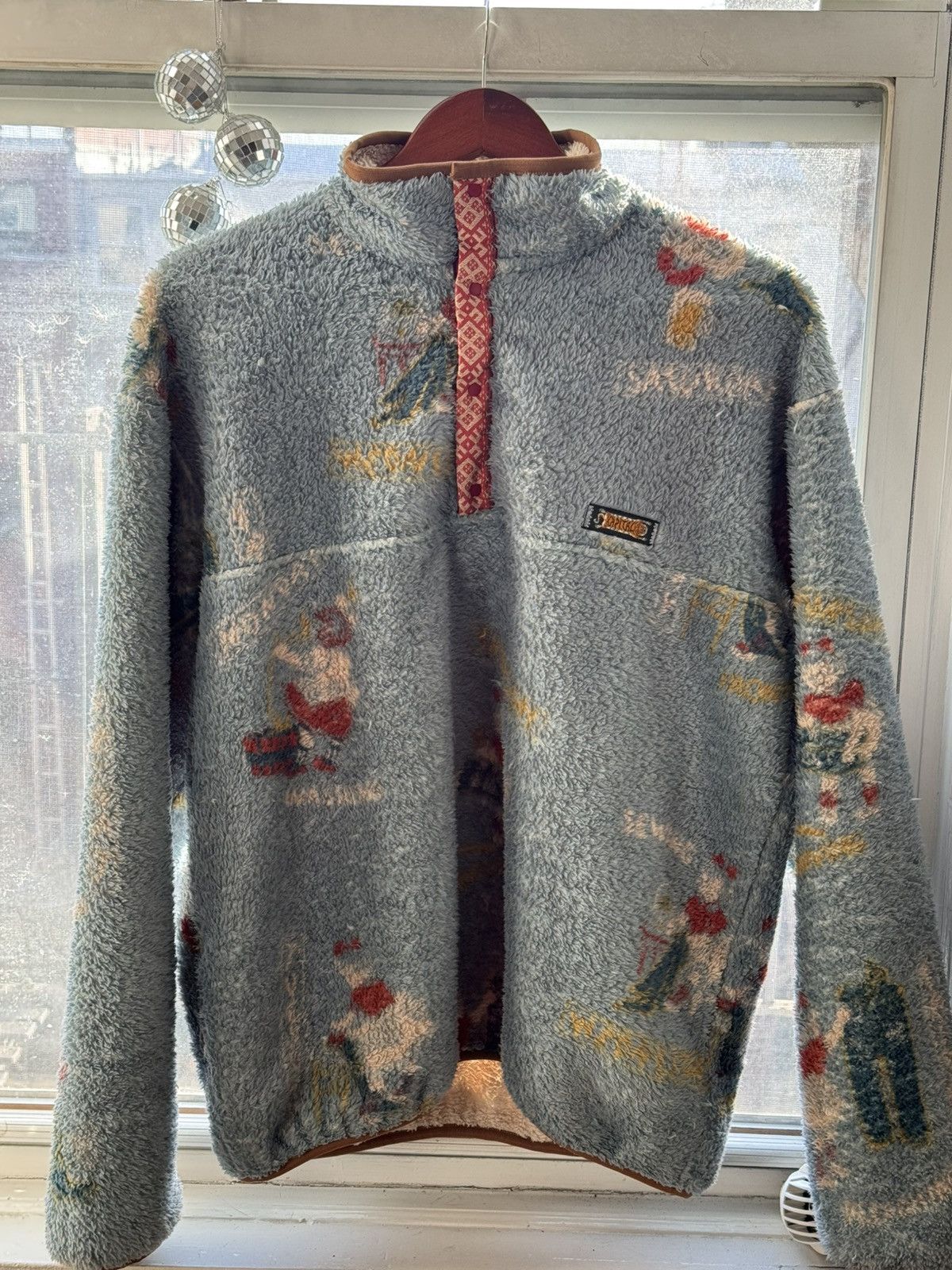Kapital × Kapital Kountry KAPITAL - Kountry Calendar Printed Fleece - Blue Size US M / EU 48-50 / 2 - 1 Thumbnail