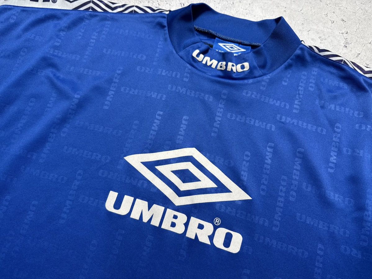 Umbro Umbro Vintage 90’s Soccer Jersey Big Logo Monogram Football Size US XL / EU 56 / 4 - 5 Thumbnail