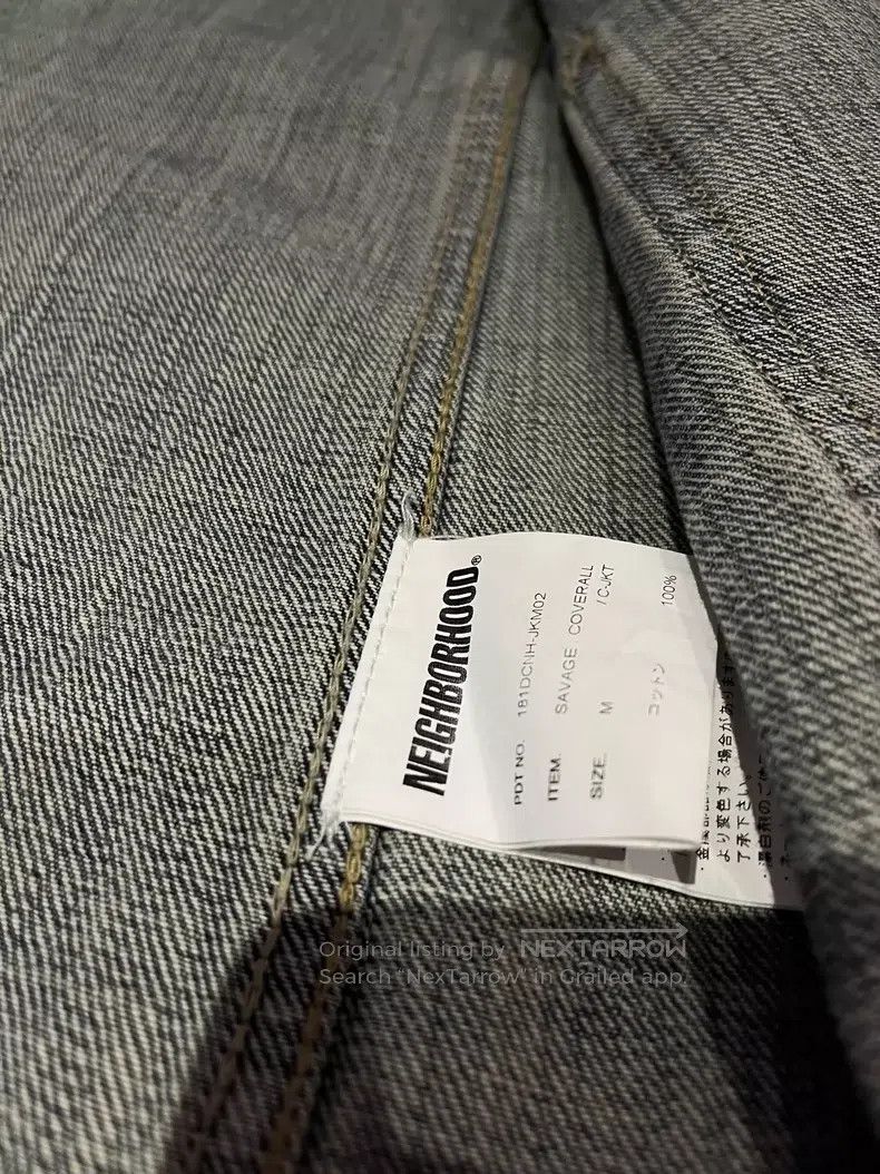 Neighborhood Neighborhood Four-pocket Destroyed Oiled Washed Denim Jack Size US M / EU 48-50 / 2 - 5 Thumbnail