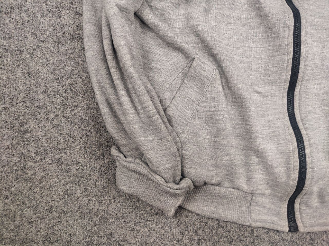 Nike Vintage 90's Nike cross training Logo Zip up Gray Hoodie Size US L / EU 52-54 / 3 - 6 Thumbnail