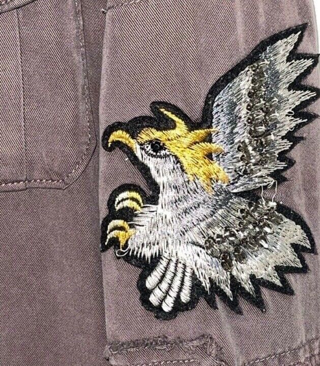 Pam & Gela Pam & Gela Tencel Twill Utility Cargo Jacket S Eagle Patch Size S / US 4 / IT 40 - 3 Thumbnail