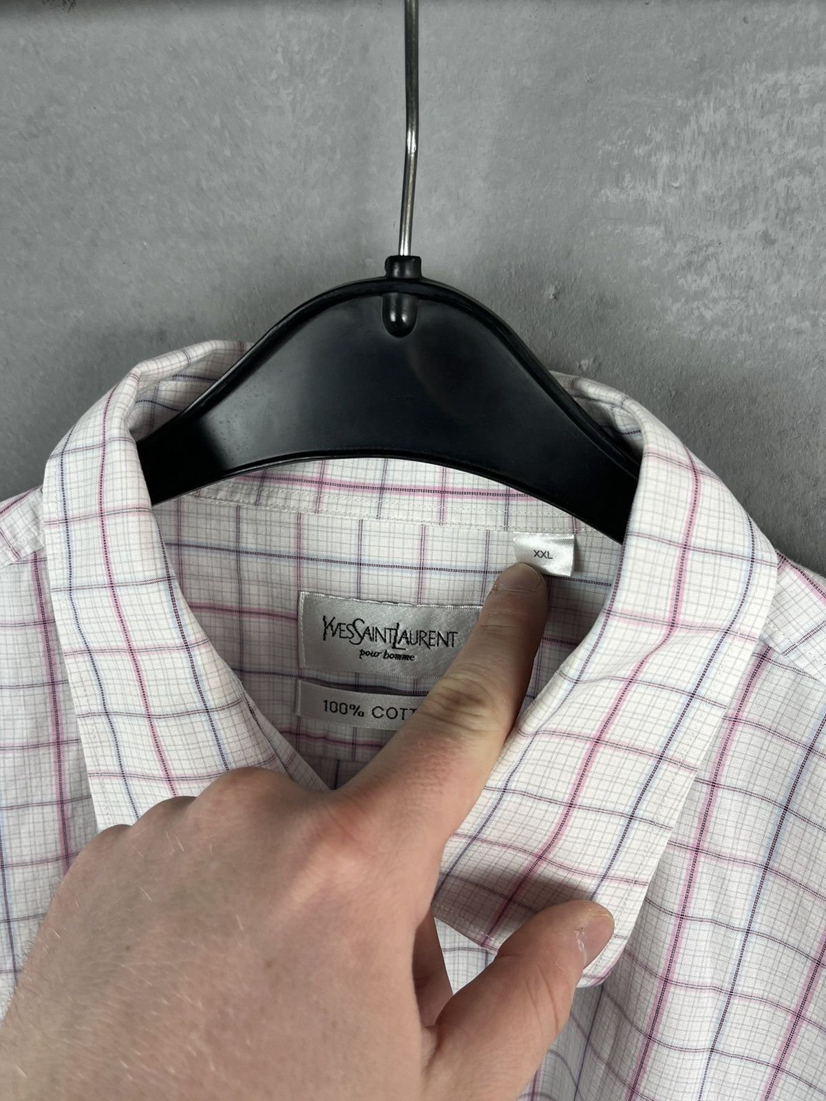 Vintage × Yves Saint Laurent YVES SAINT LAURENT shirt vintage Size US XXL / EU 58 / 5 - 5 Thumbnail