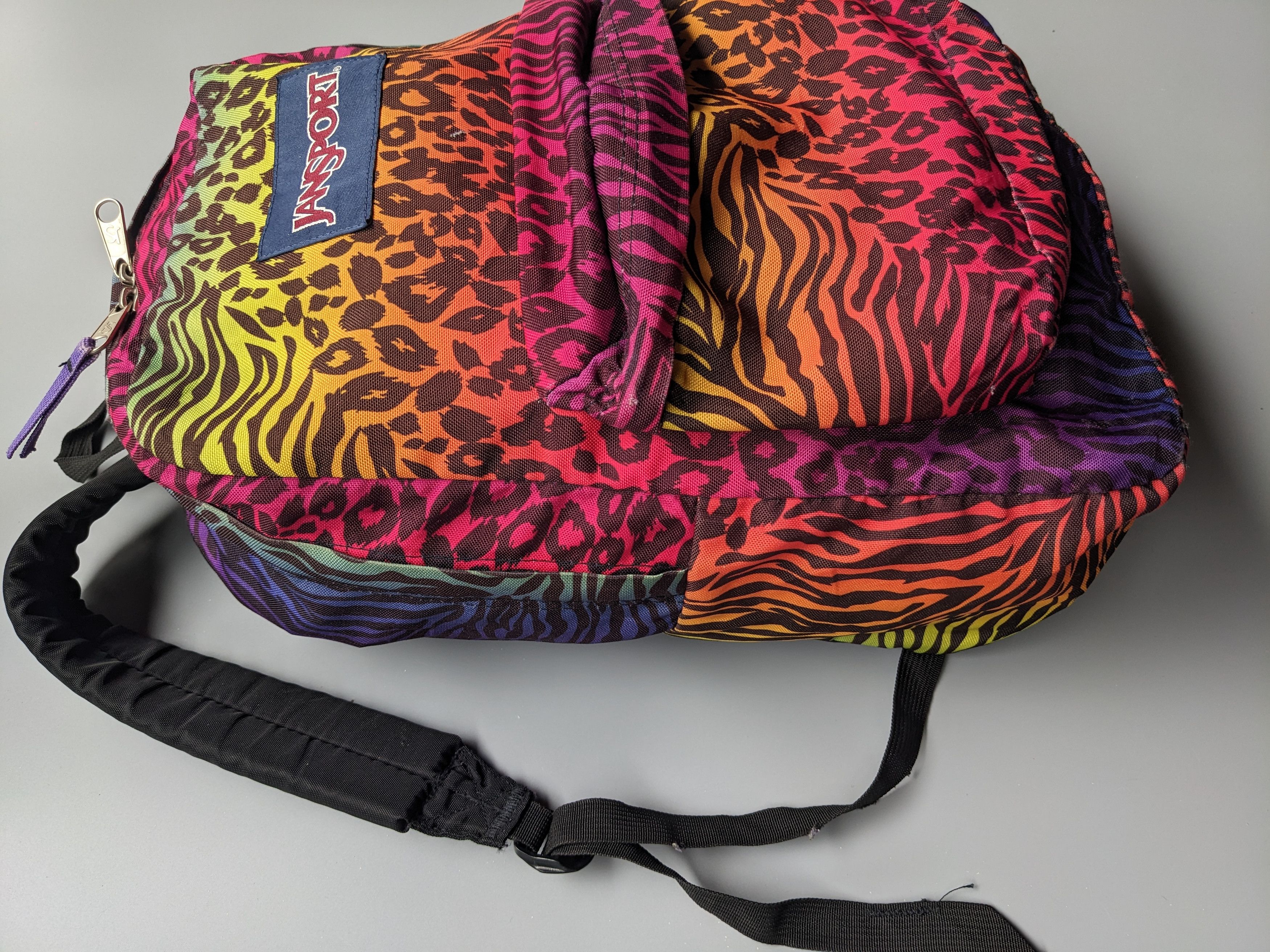 Jansport Vintage JANSPORT leopard tiger backpack Size ONE SIZE - 3 Thumbnail