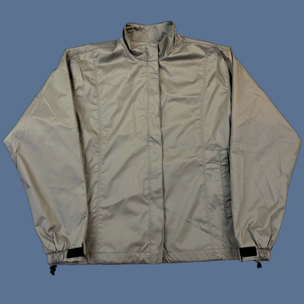 Nike Vintage Nike Golf Jacket Women S Taupe Clima Fit Windbreaker Swoosh Y2K Size S / US 4 / IT 40 - 1 Thumbnail