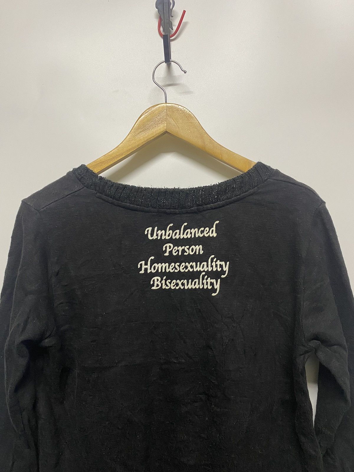 If Six Was Nine × Japanese Brand Listen Heartbeat Skull Punk Unbalanced Homosexualit Knitwear Size M / US 6-8 / IT 42-44 - 13 Thumbnail