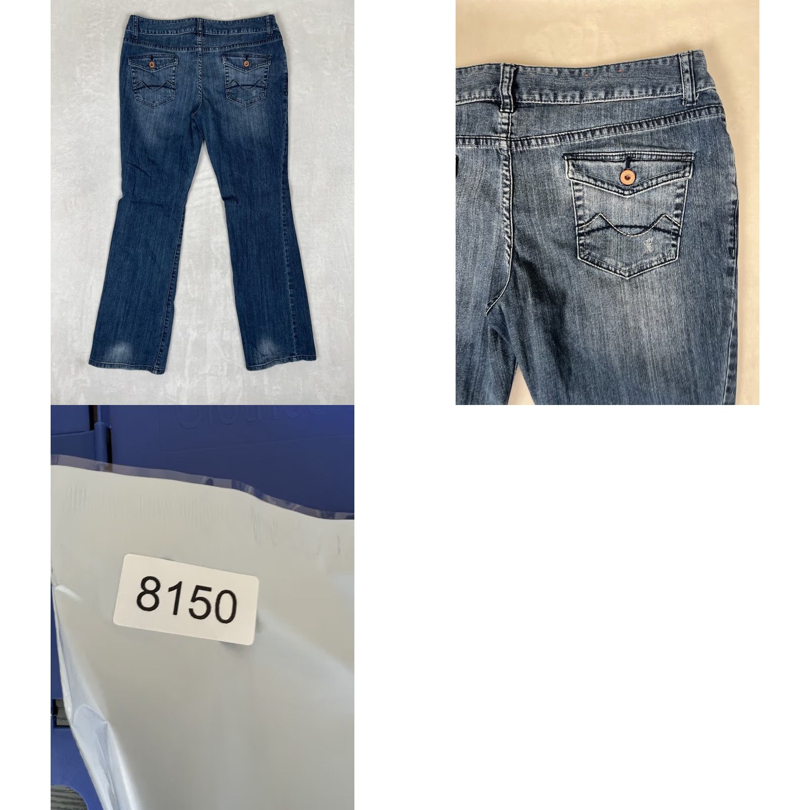 Mossimo VINTAGE Mossimo Supply Co Jeans Denim Boots Cut 34 30 In Mid Rise Bootcut Women Blue Cotton Blend Pocket 5-Pocket Stretch Men's? Size 32" / US 10 / IT 46 - 8 Thumbnail