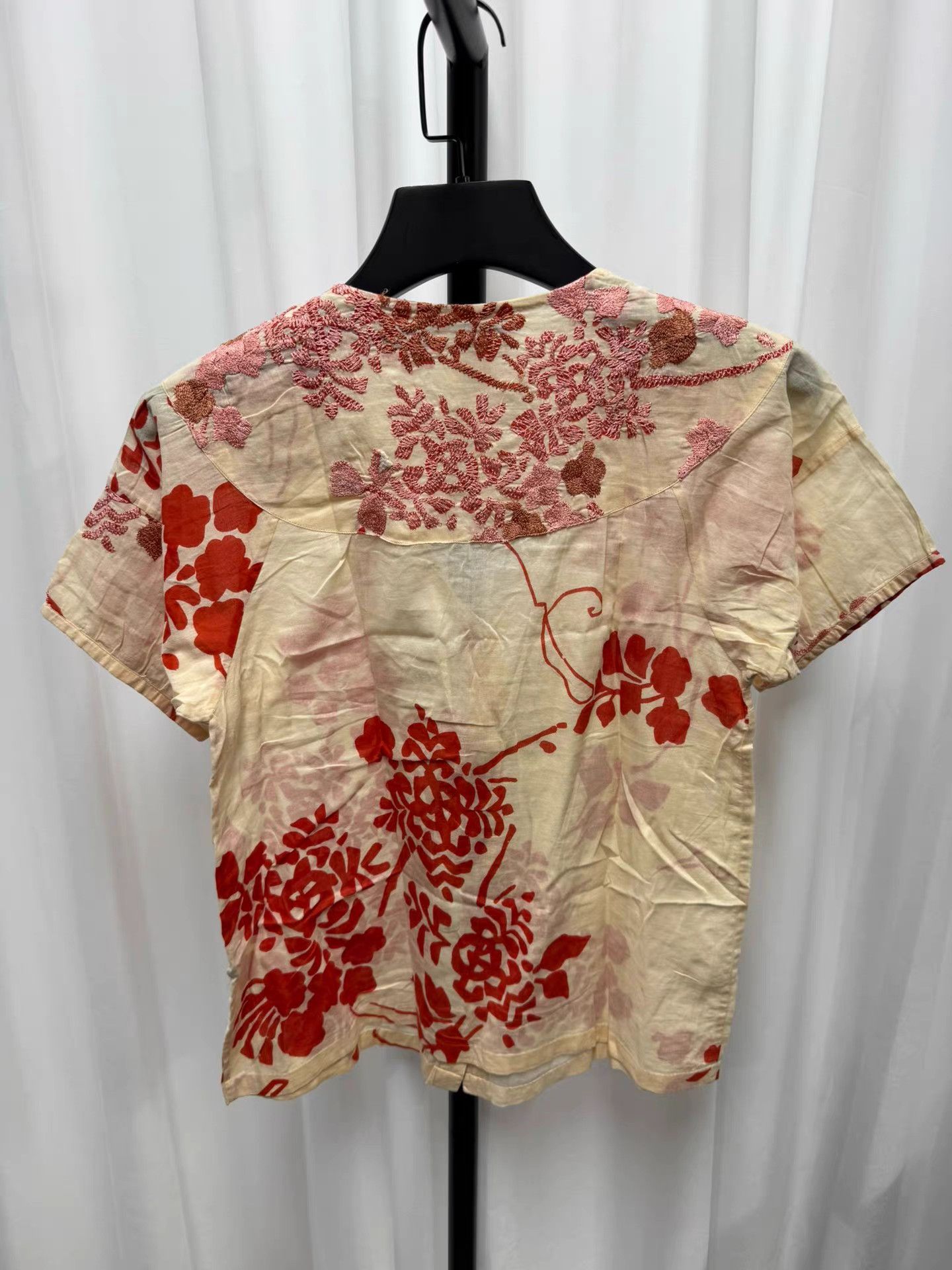 Dries Van Noten Dries van noten Embroidered Flower Short Sleeve K20 Size XS / US 0-2 / IT 36-38 - 7 Thumbnail