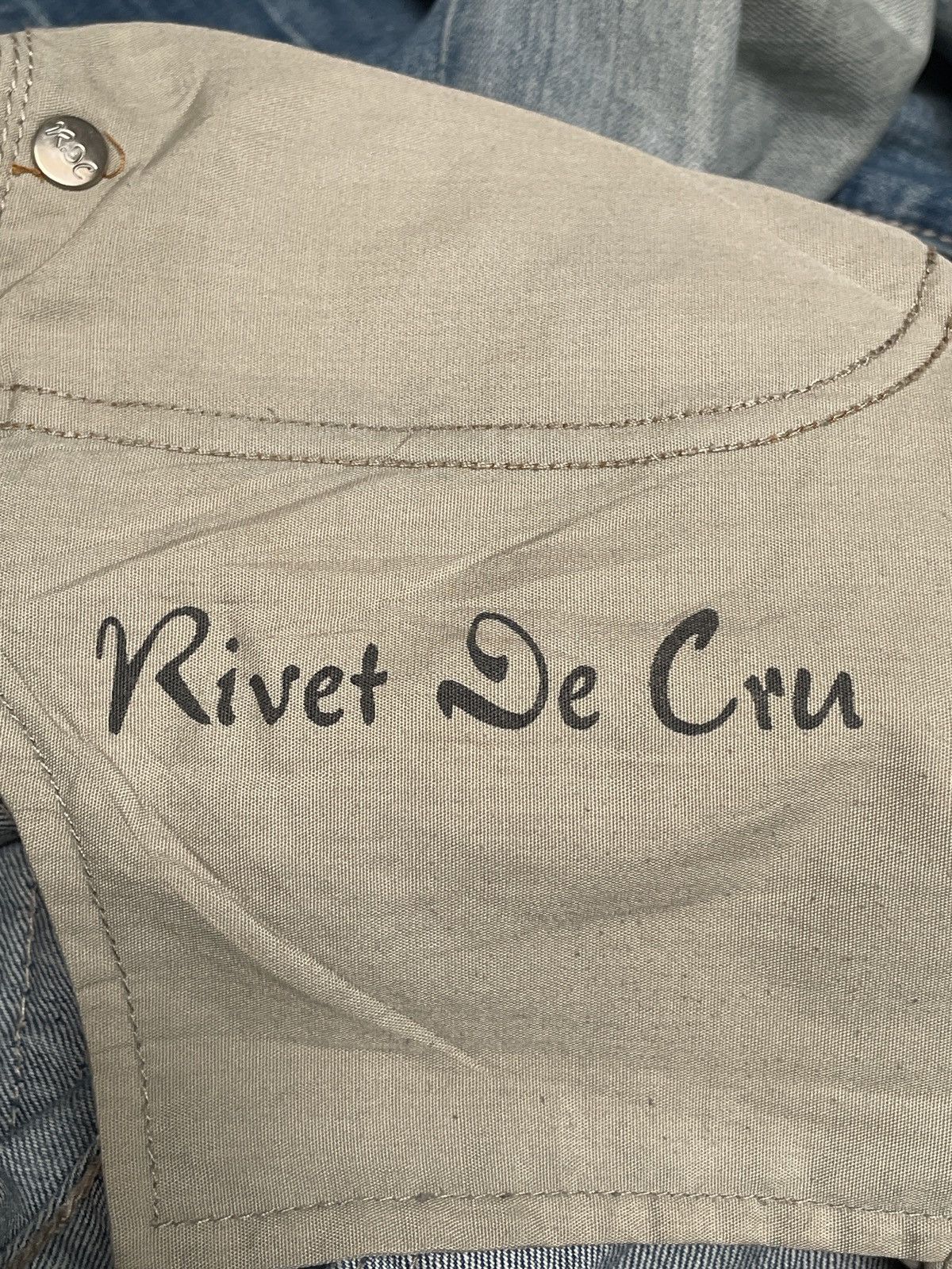 Vintage Rare Design Vintage Brand River De Cru Jeans 2000s Size US 34 / EU 50 - 13 Thumbnail