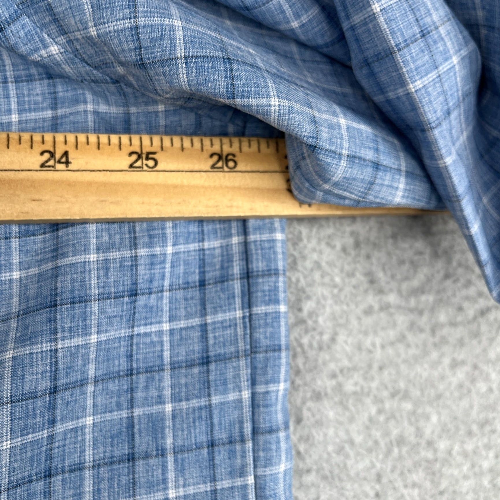 Orvis Orvis Button-Up Shirt Short Sleeve Mens Blue Check Lightweight Pocket 2XL Size US XXL / EU 58 / 5 - 7 Thumbnail