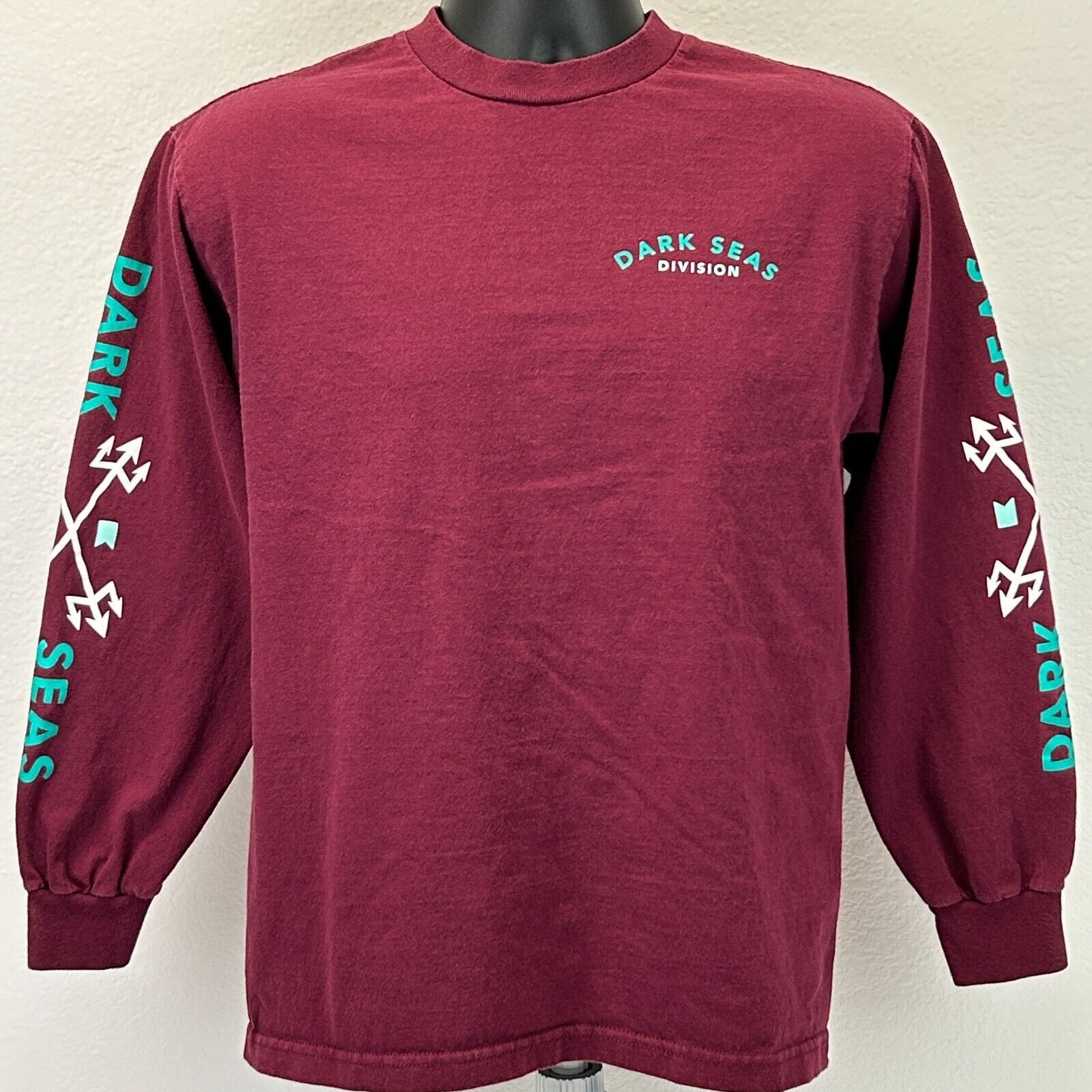 Dark Seas Division Dark Seas Division T Shirt Long Sleeve Fishing Red M Size US M / EU 48-50 / 2 - 2 Thumbnail