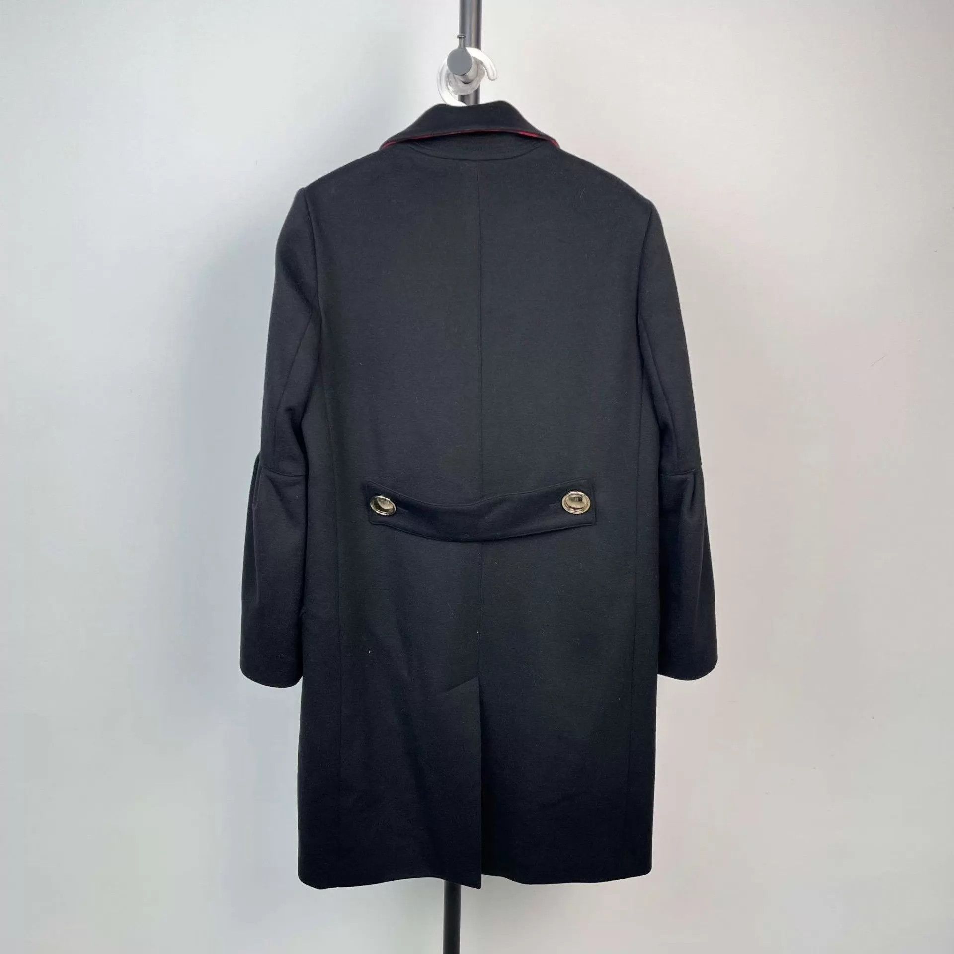 Burberry Burberry Wool Coat Black Size 6 Size XS / US 0-2 / IT 36-38 - 2 Thumbnail