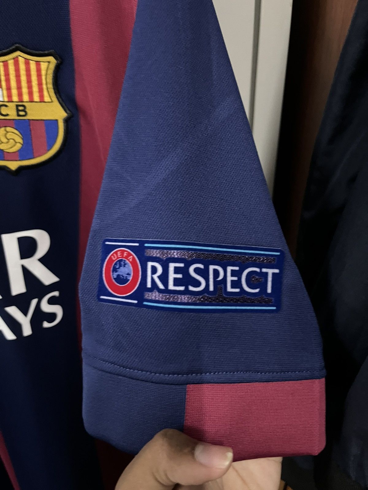 Nike BARCALONA 2014/15 HOME | NEYMAR 11 Size US L / EU 52-54 / 3 - 4 Thumbnail