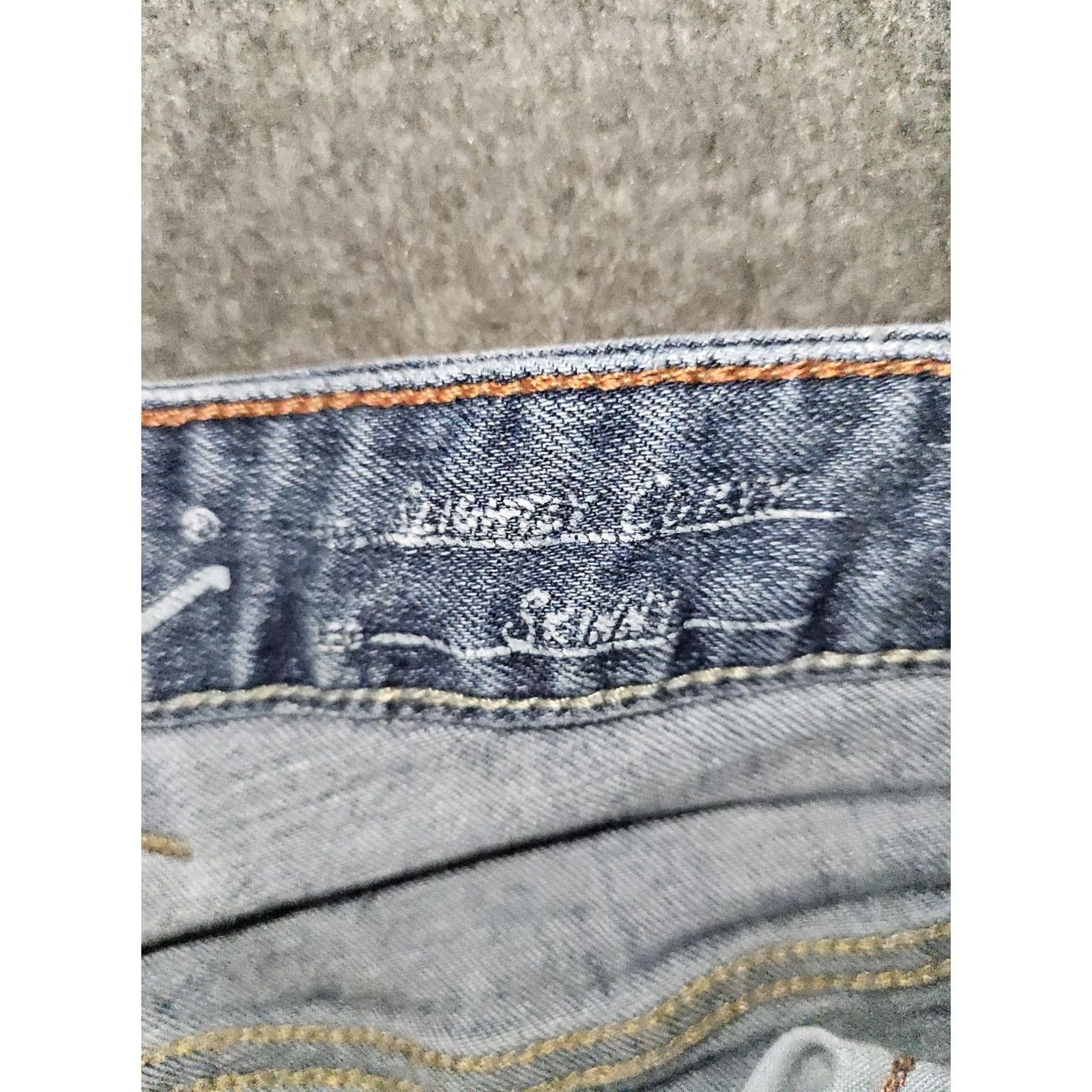 Eddie Bauer VINTAGE Eddie Bauer Slightly Curvy Skinny Jeans Women 16 Blue Ankle Zip Mid Rise City Nature eko? Size 38" / US 16 / IT 52 - 3 Thumbnail