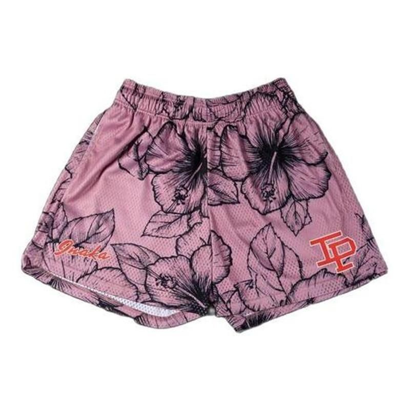 Other Inaka Power Mesh Floral Athletic Shorts Size US 32 / EU 48 - 3 Thumbnail