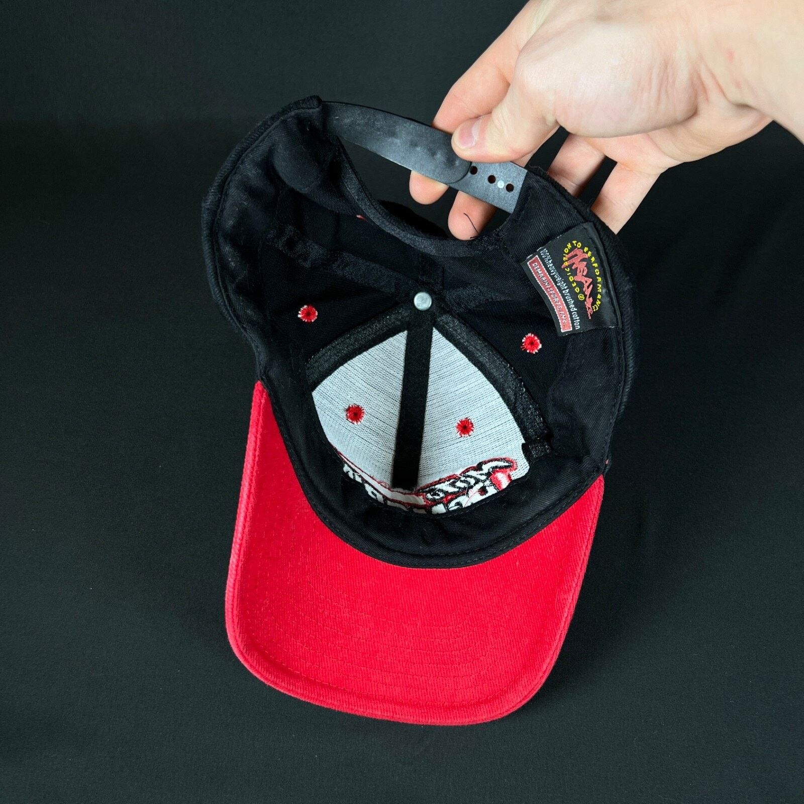 Vintage team DeMarini Motocross l black cap hat vintage snapback Size ONE SIZE - 7 Thumbnail