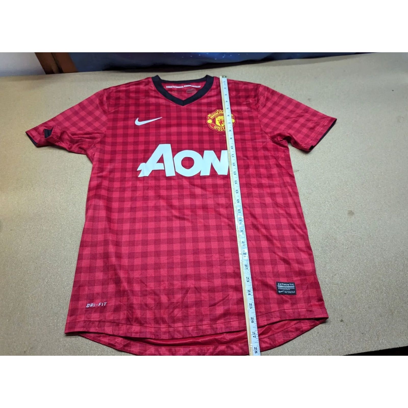 Nike Nike Manchester United Jersey Shirt Men M Red Phil Jones #4 Home 2012 2013 Size US M / EU 48-50 / 2 - 6 Thumbnail