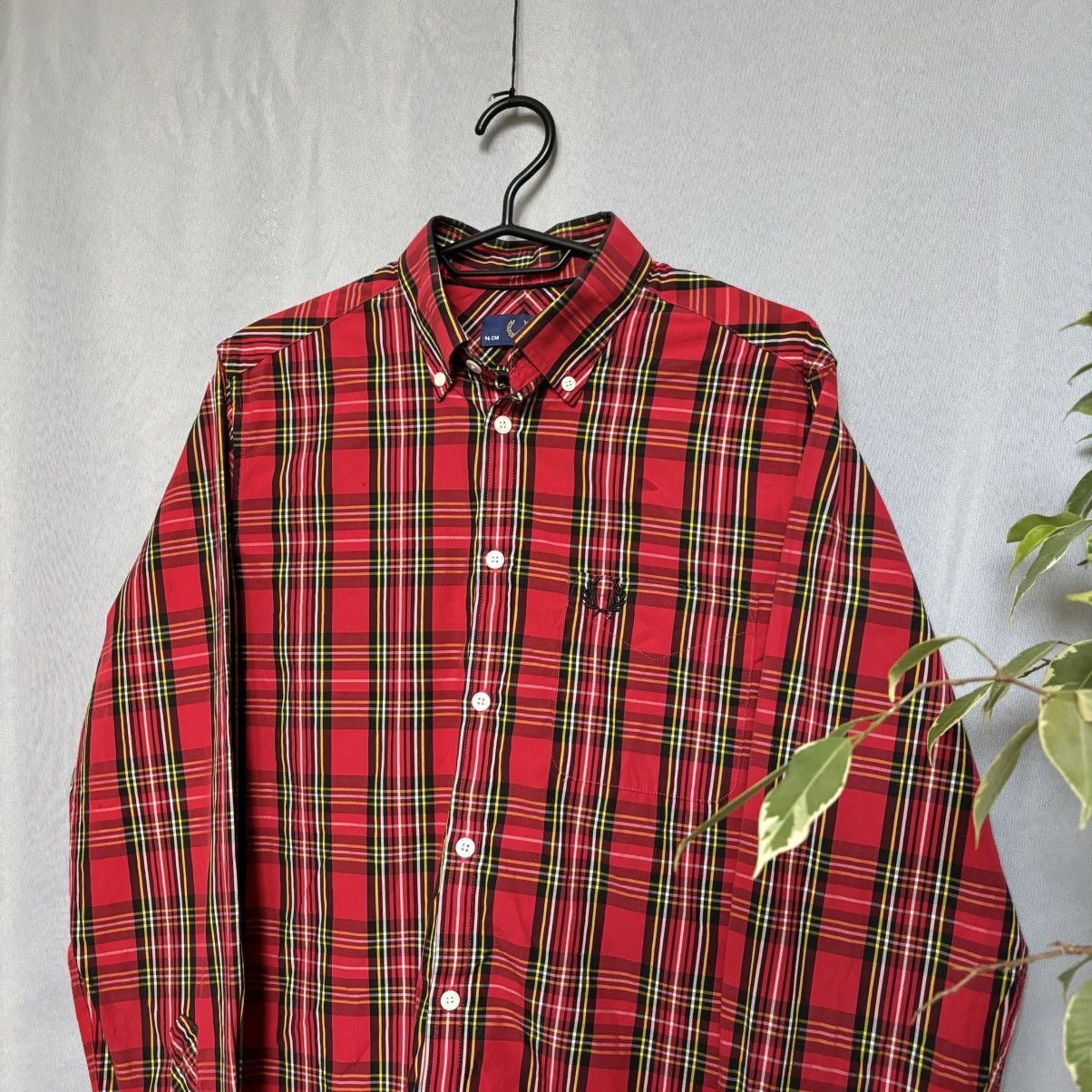Fred Perry Fred Perry shirt button up small red casual vintage Size US S / EU 44-46 / 1 - 2 Thumbnail