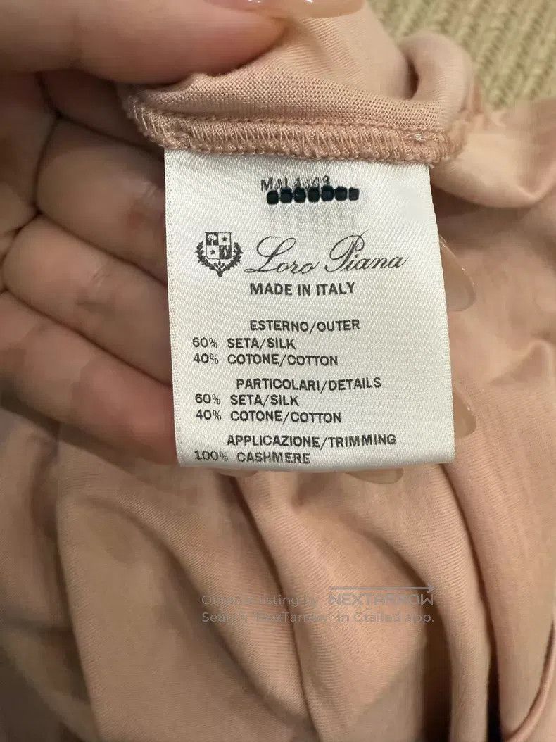 Loro Piana Loro Piana Short-Sleeve Heart Logo Size M / US 6-8 / IT 42-44 - 4 Thumbnail