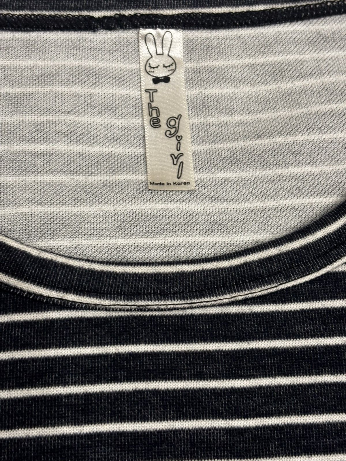 Other Navy & white striped Top.wt1011 Size XXL / US 16-18 / IT 52-54 - 4 Thumbnail