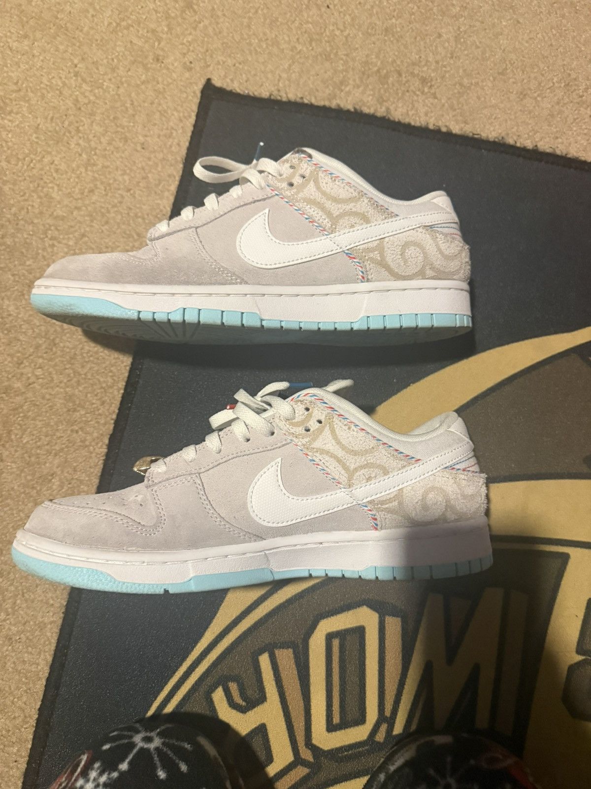 Nike Nike Dunk Low Barbershop Grey Size 9 Size US 9 / EU 42 - 5 Thumbnail