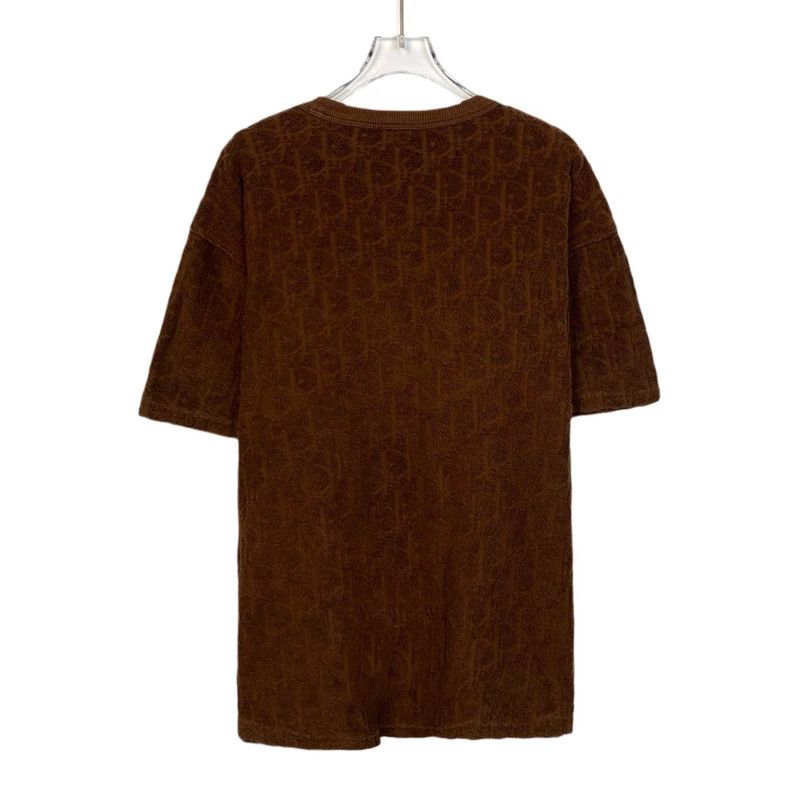 Dior Dior Brown logo old flower full-print round-neck towel shor Size US XL / EU 56 / 4 - 2 Thumbnail