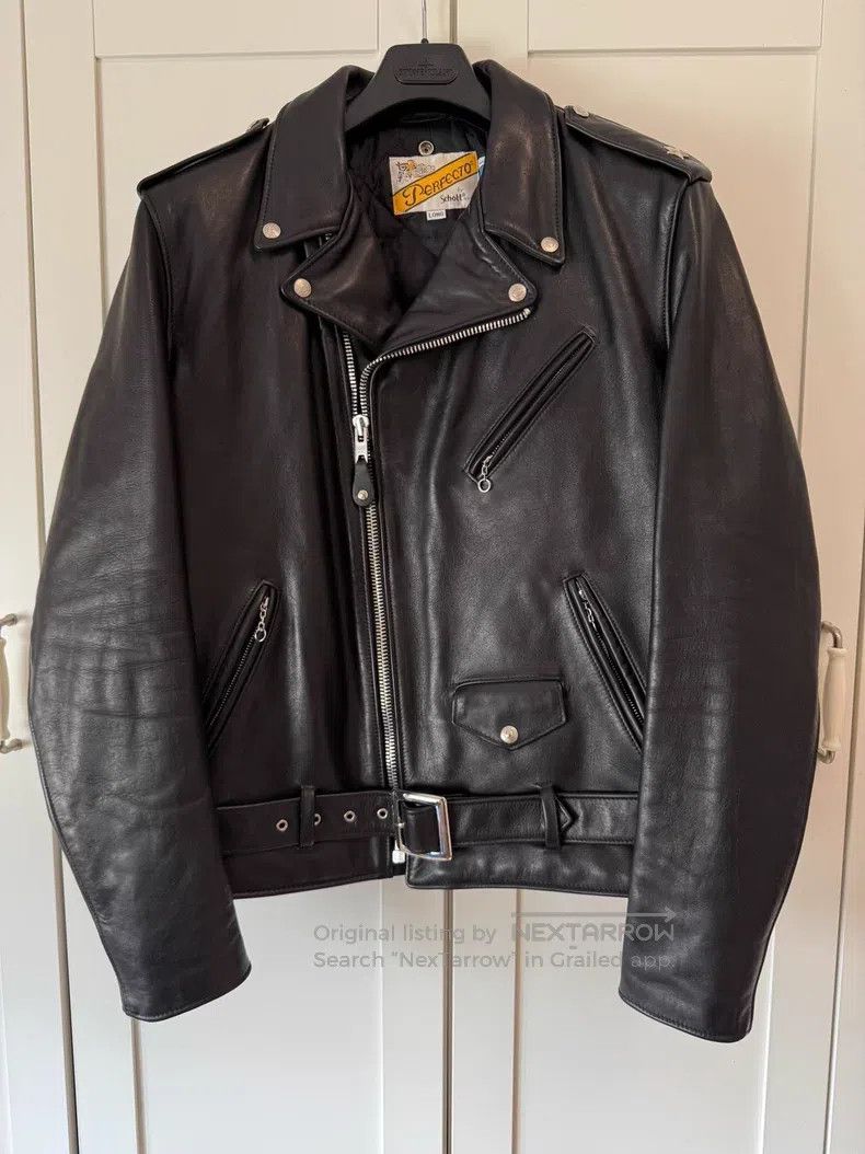 Schott Schott Black leather jacket Size US XS / EU 42 / 0 - 1 Thumbnail