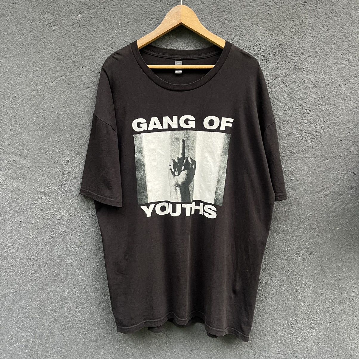 Vintage Thrashed Faded Vintage Gang Of Youth Band ERD Grunge Shirt Size US XXL / EU 58 / 5 - 1 Thumbnail