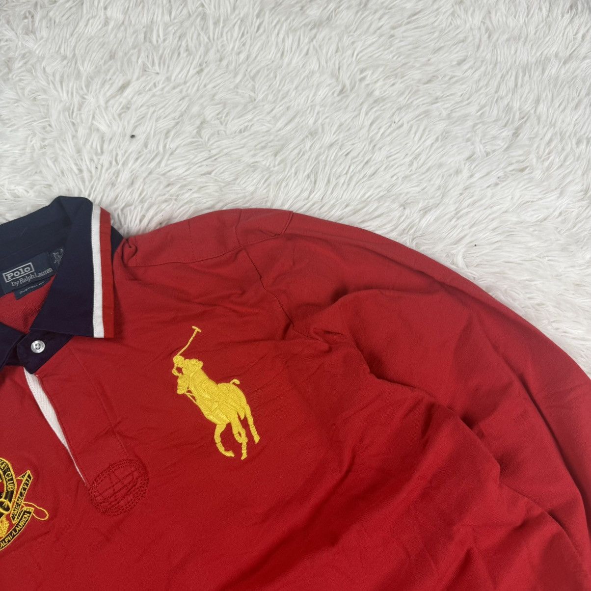 Vintage Polo Ralph Lauren Vintage Regby Sweatshirt 00s Old Money Size US M / EU 48-50 / 2 - 3 Thumbnail