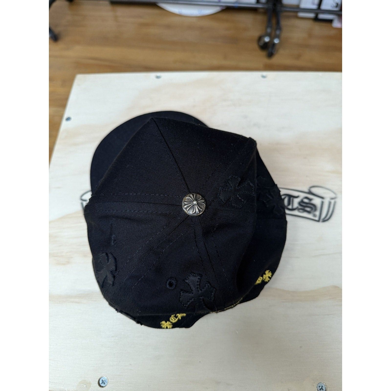 Chrome Hearts chrome hearts black and yellow patch hat Size ONE SIZE - 6 Thumbnail