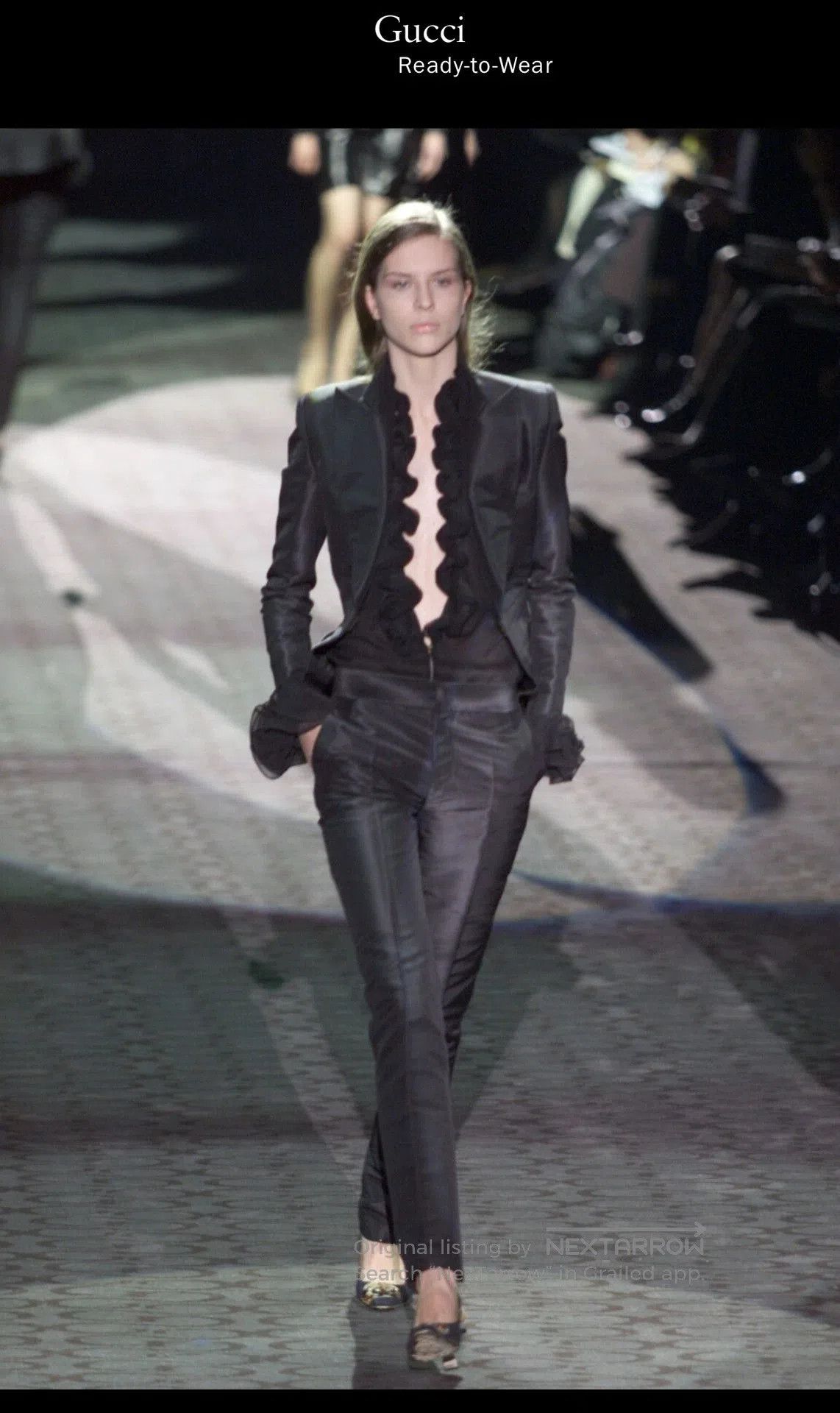Tom Ford Gucci Tom Ford One-Button Shimmer Blazer. Size M / US 6-8 / IT 42-44 - 1 Thumbnail
