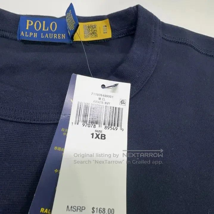 Polo Ralph Lauren Polo Ralph Lauren Navy Round Neck Long-Sleeve Sweatshirt. Size US XL / EU 56 / 4 - 6 Thumbnail